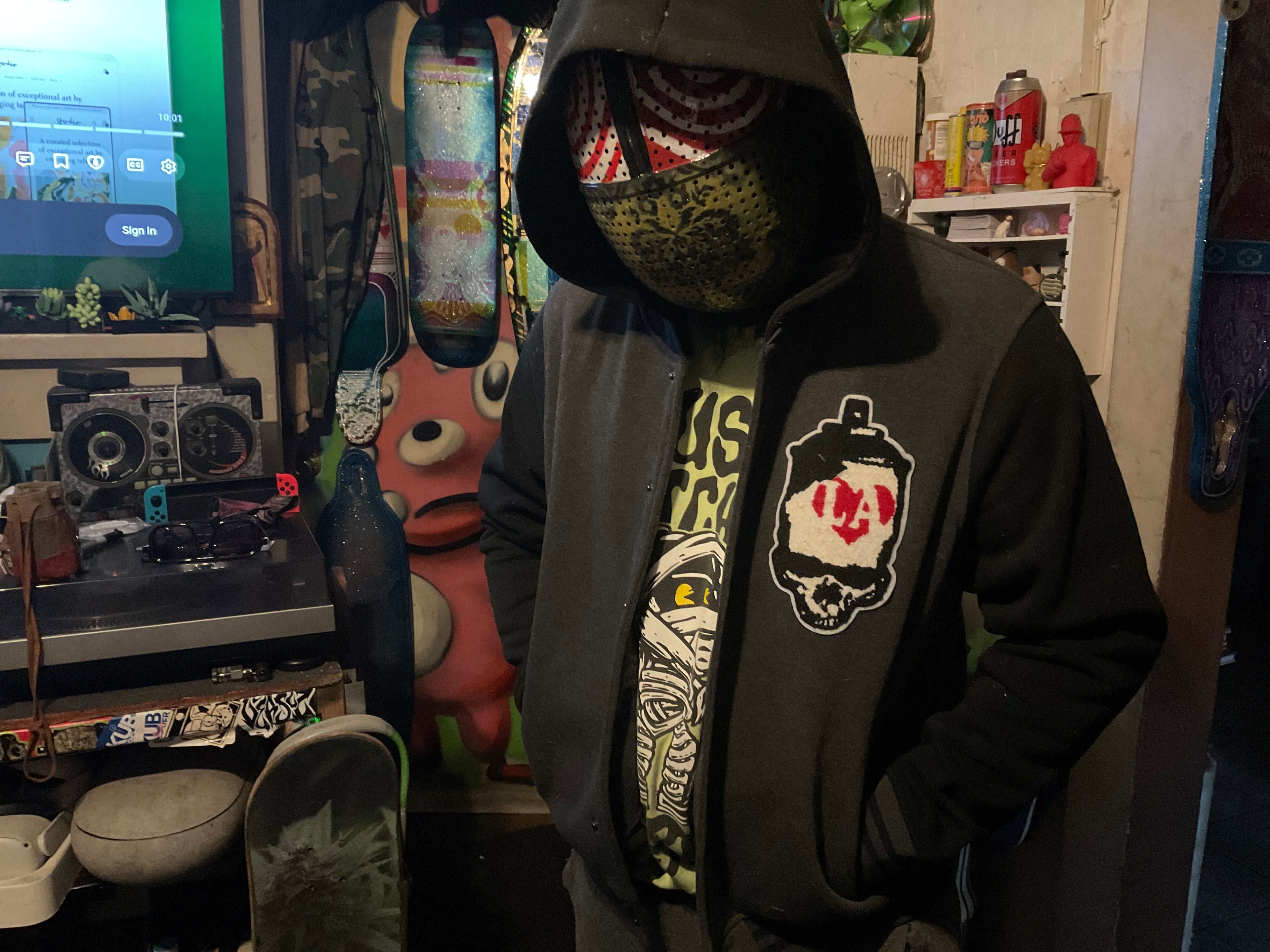La Love Hasta La Muerte Skull Jacket