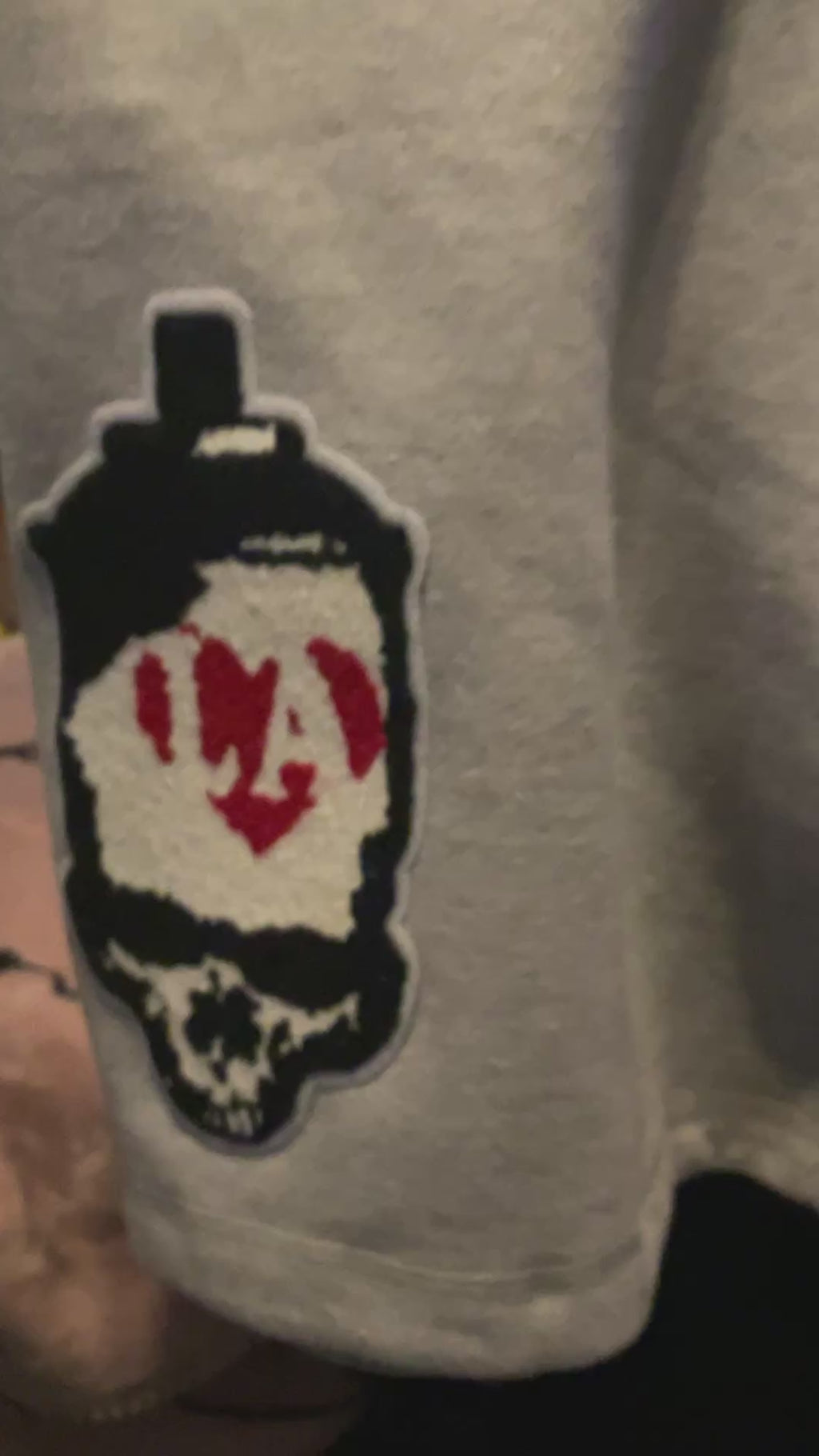 L A love fresh 2 death skull shorts
