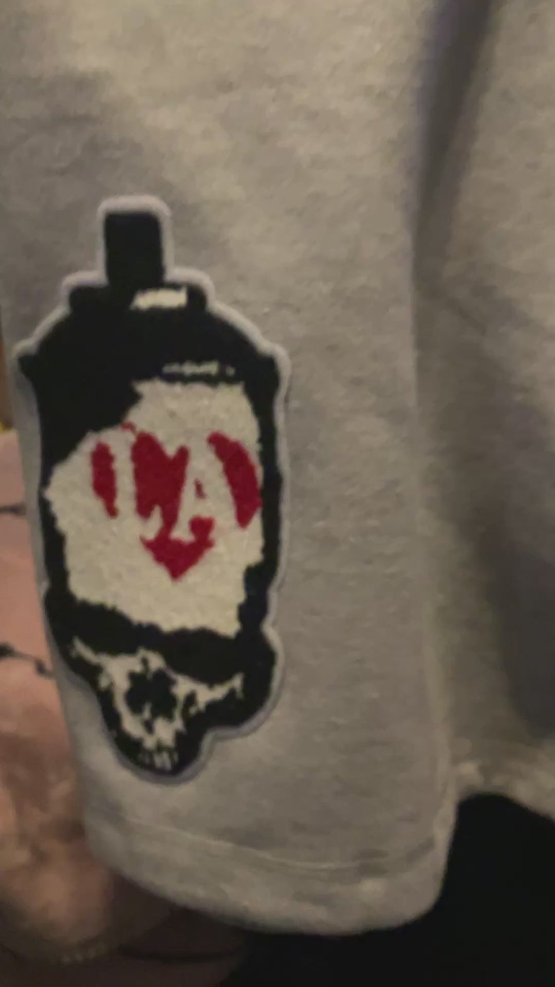 L A love fresh 2 death skull shorts